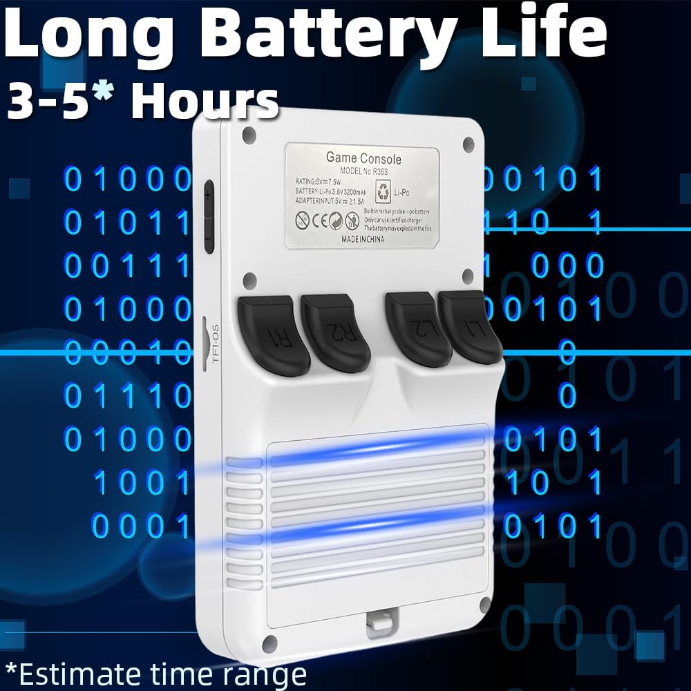 Consola Portátil R36S 64GB +10mil juegos!