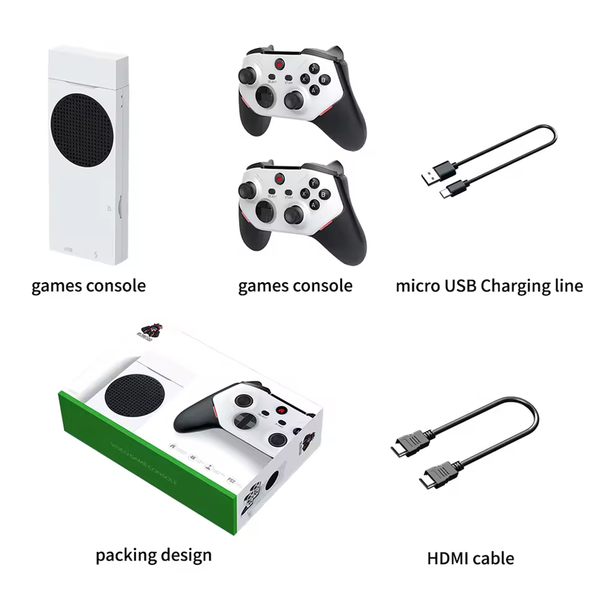 Consola Retro Game Stick M88 PS2 + 2 Joysticks recargables + 20K Juegos!