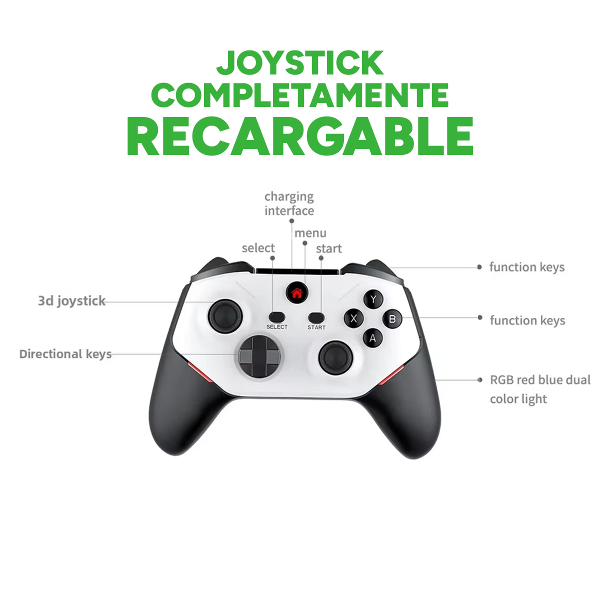 Consola Retro Game Stick M88 PS2 + 2 Joysticks recargables + 20K Juegos!