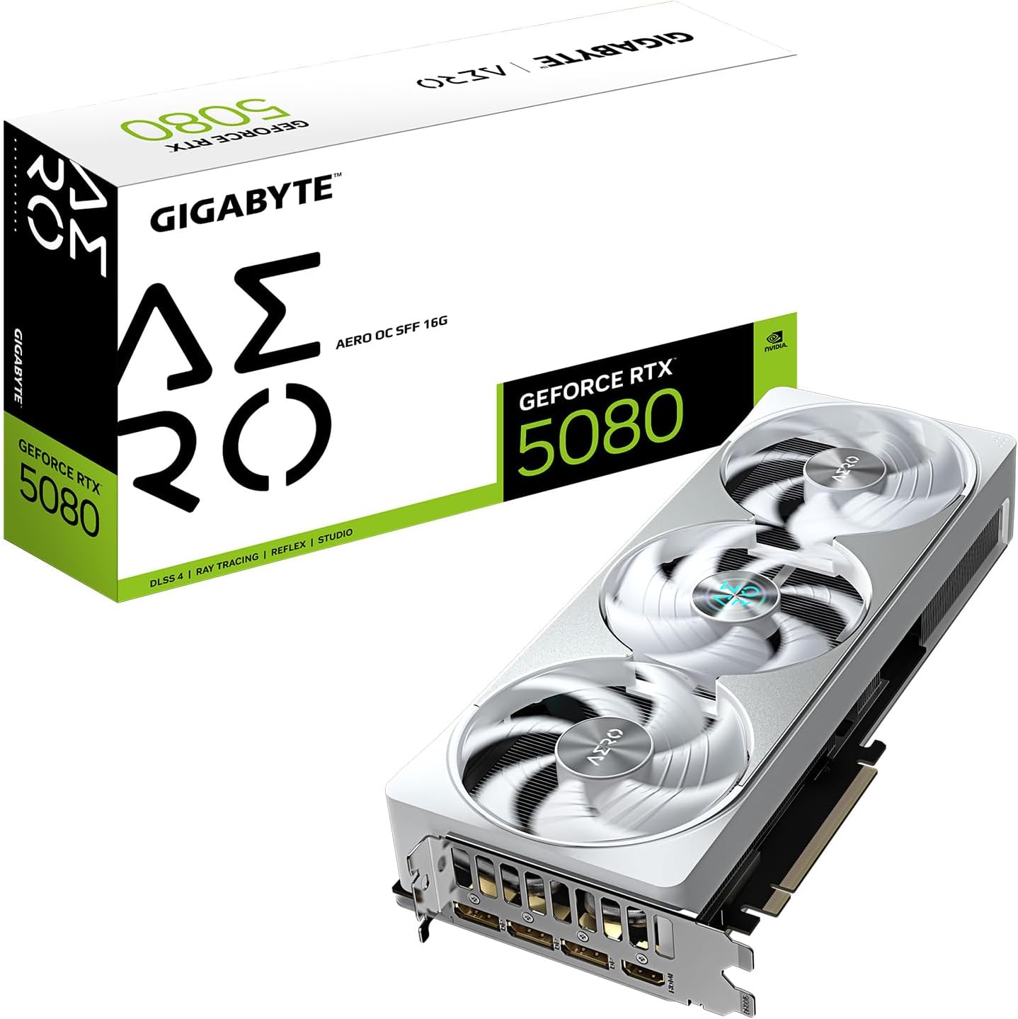 Placa de Video Gigabyte GeForce Rtx 5080 Aero Oc 16Gb Gddr7 (D)