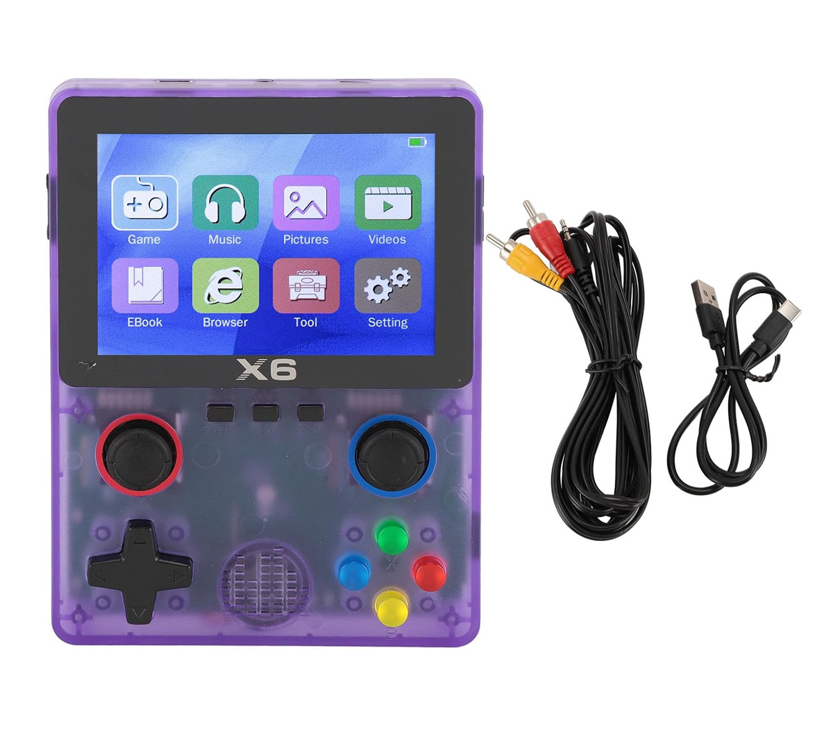 Consola Portátil X6 Multiconsola 3.5