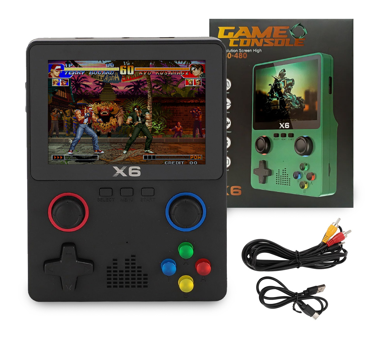 Consola Portátil X6 Multiconsola 3.5