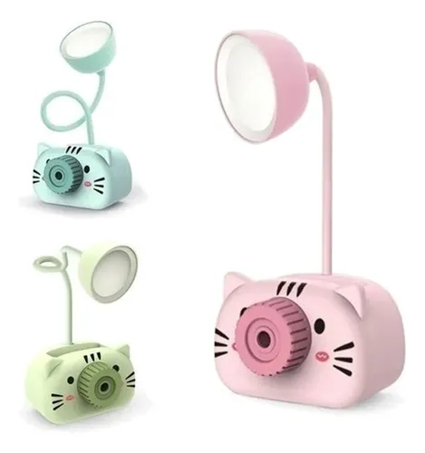 Lámpara Velador LED C/ Lapicero Sacapuntas