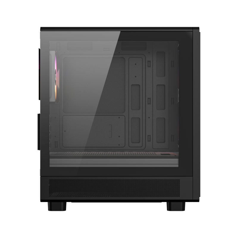 Gabinete Xyz Atom Black C/ 3 Coolers Pulsar A-RGB+PWM A-RGB Controller