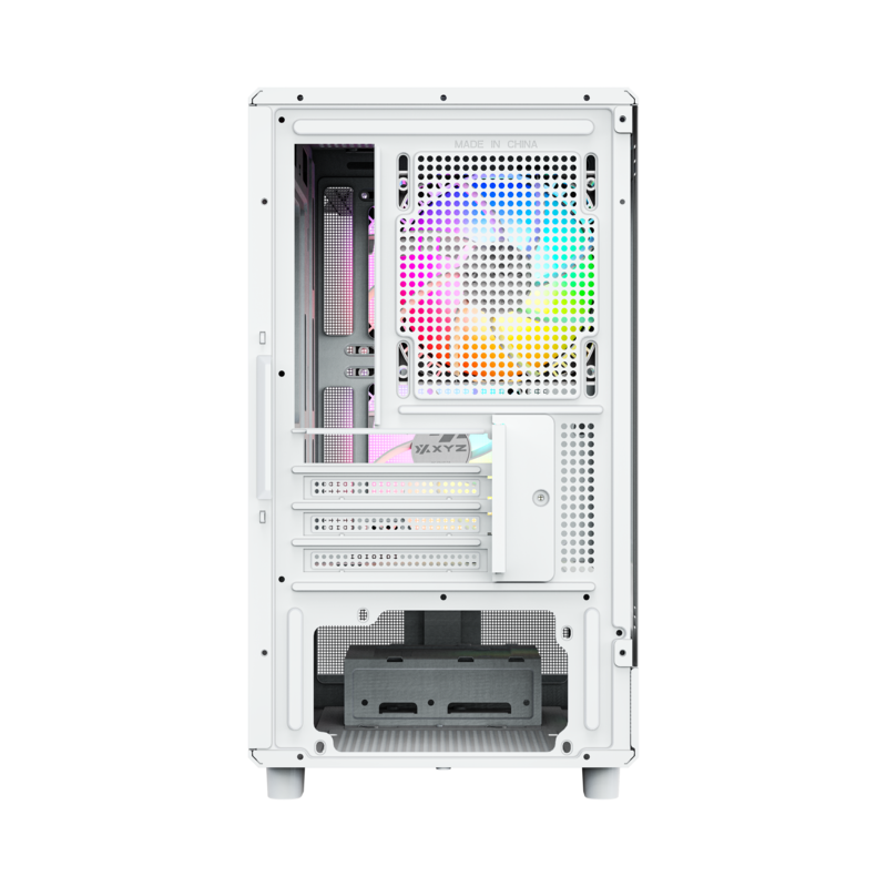 Gabinete Xyz Atom White C/ 3 Coolers Pulsar A-RGB+PWM A-RGB Controller