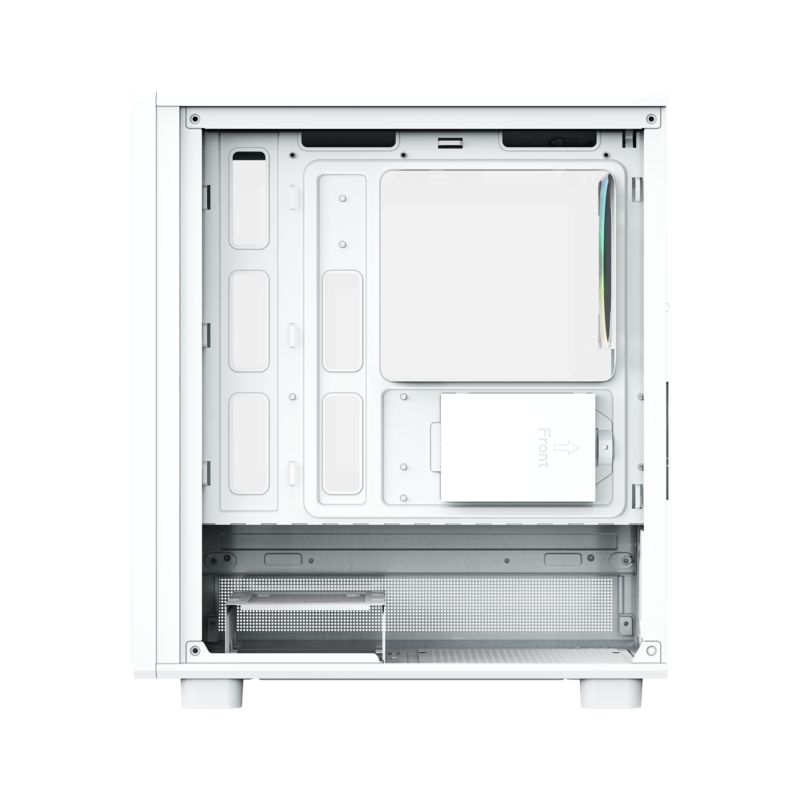 Gabinete Xyz Atom White C/ 3 Coolers Pulsar A-RGB+PWM A-RGB Controller