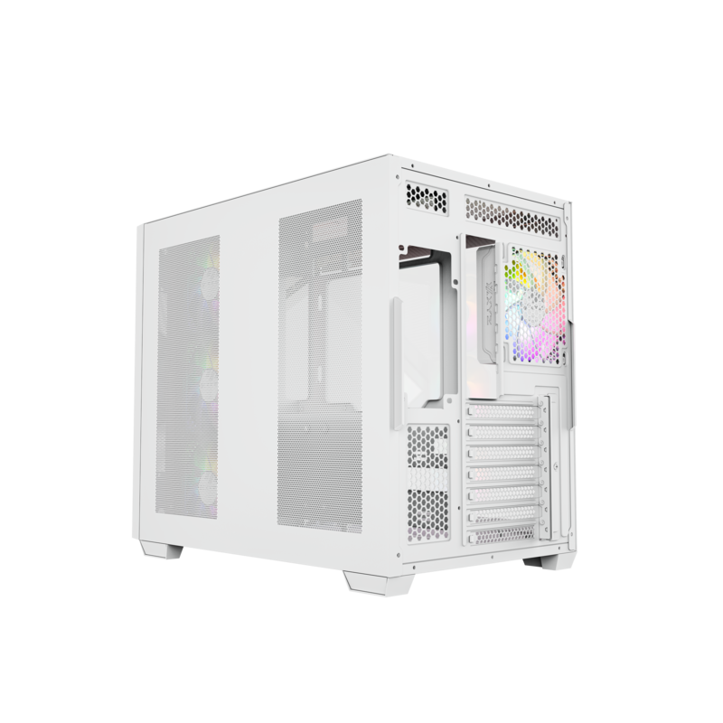 Gabinete Xyz Qubex White C/ 4 Coolers PULSAR A-RGB+PWM A-rgB Controller