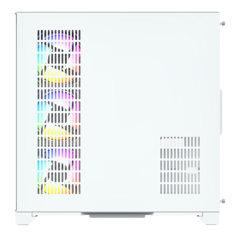 Gabinete Xyz Neutron White C/ 4 AURAX 120mm A-rgb +PWM+ RGB Controlador C / Pantalla Led