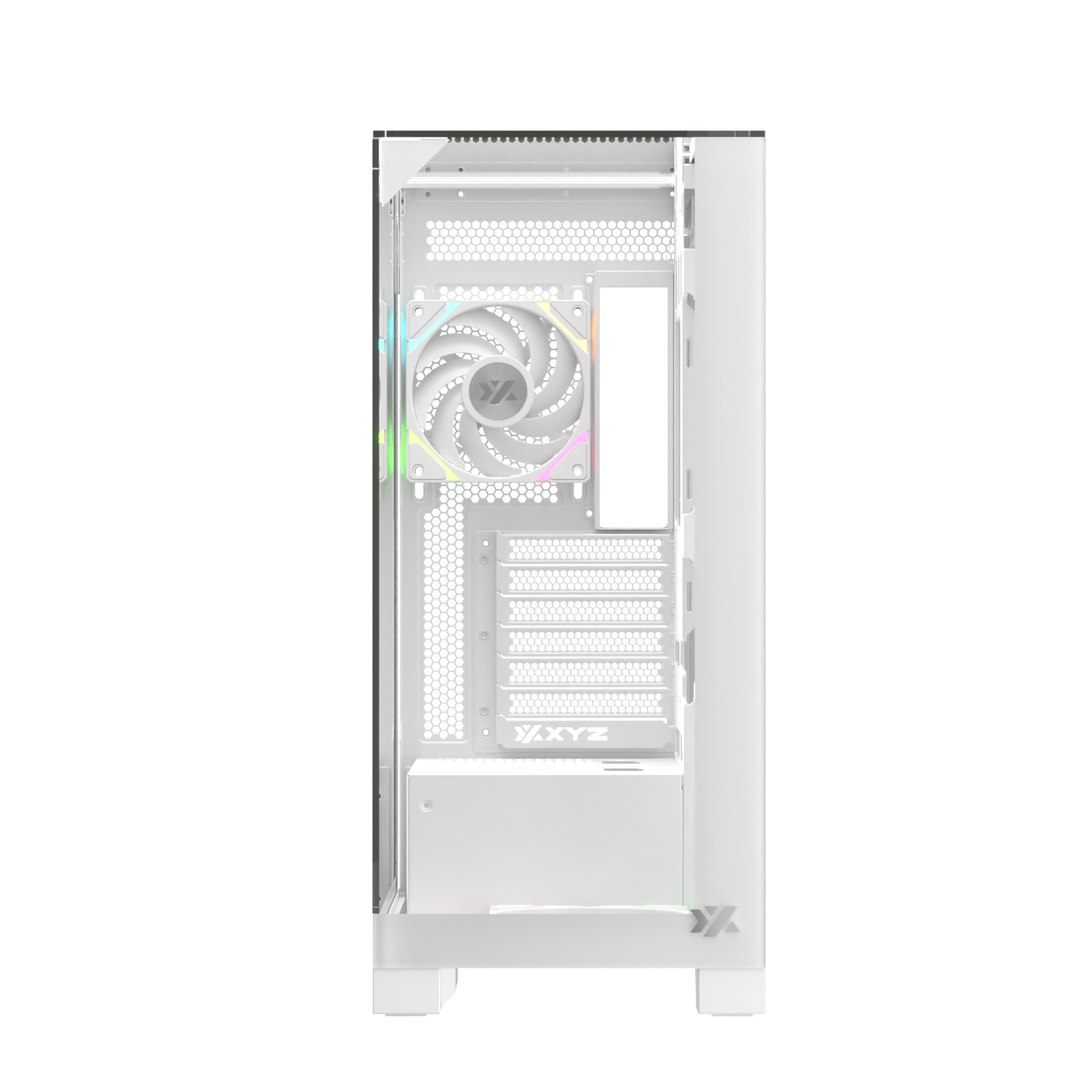 Gabinete Xyz Trifecta C/ 2 Coolers Vortex A-rgb+PWM A-rgb Controller