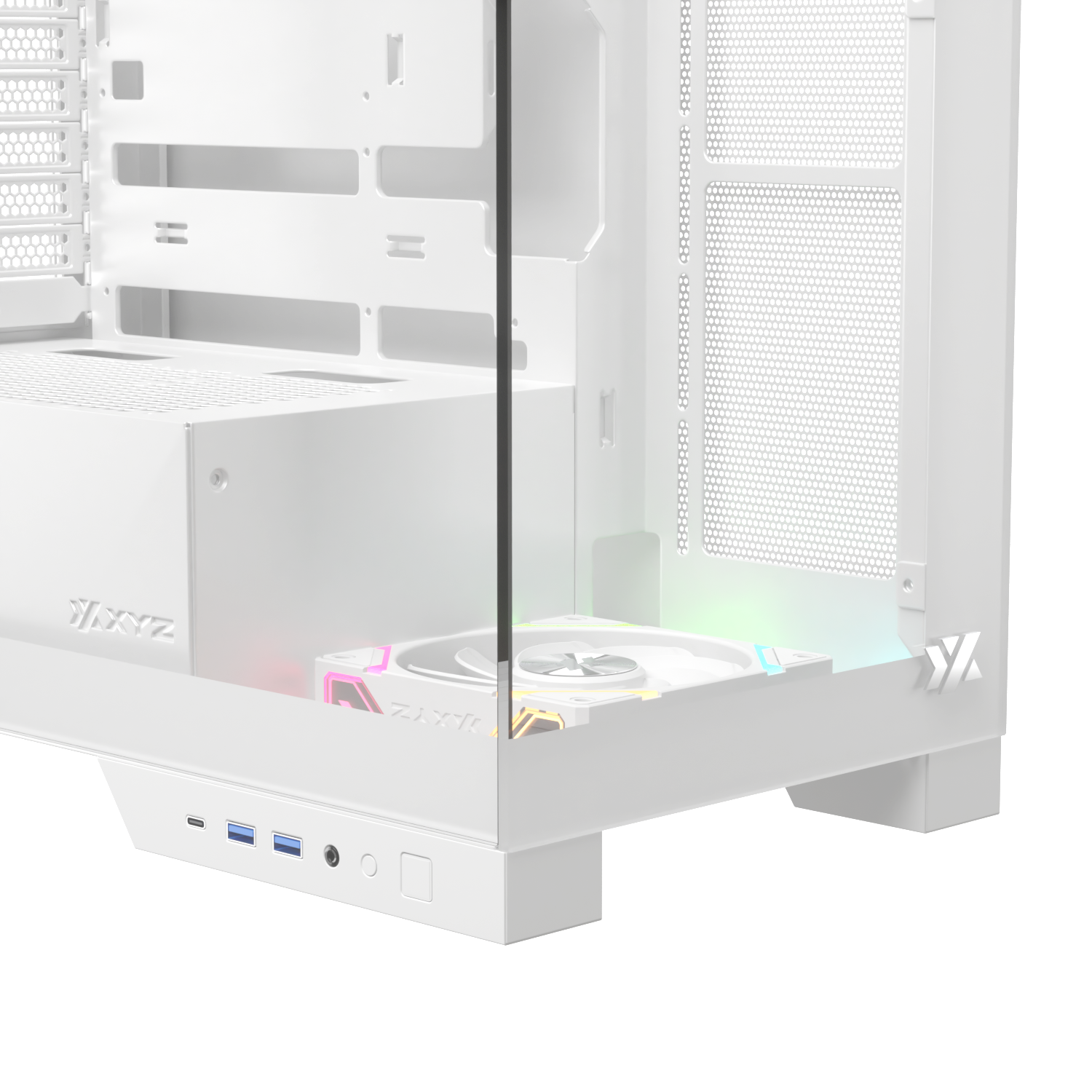 Gabinete Xyz Trifecta C/ 2 Coolers Vortex A-rgb+PWM A-rgb Controller