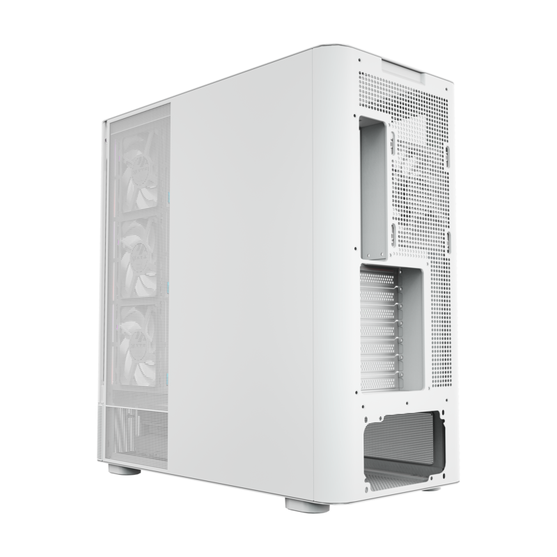 Gabinete Xyz Quantum White Panoramic C/4 Coolers Vortex A-RGB+PWM A-RGB Controller