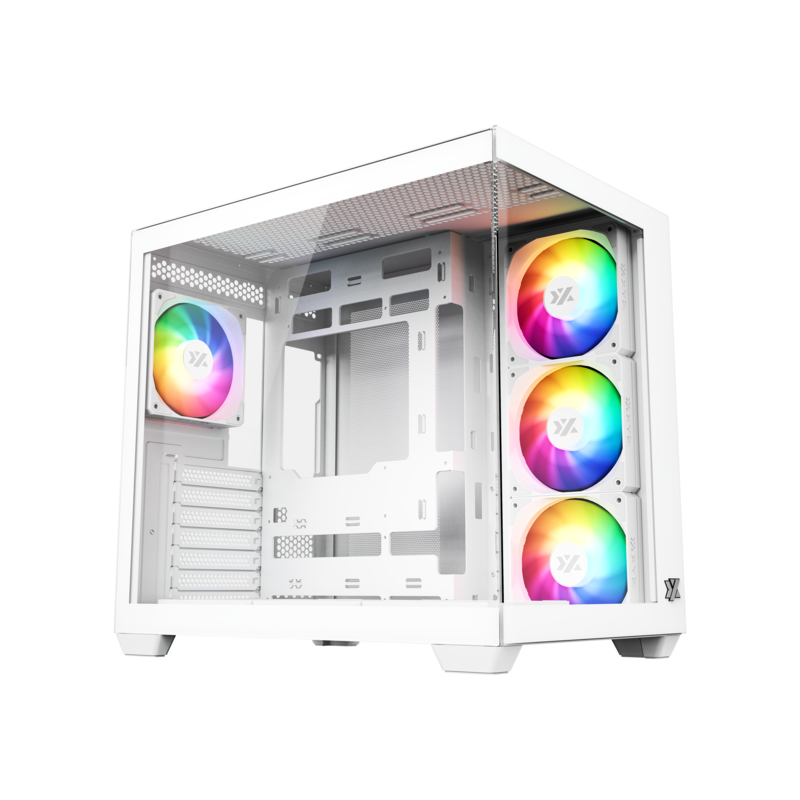 Gabinete Xyz Tesseract X C/ 7  Coolers PULSAR A-RGB+PWM Argb Controler