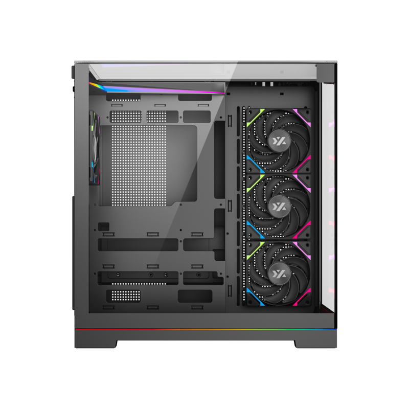 Gabinete Xyz Tesseract  C/4 Coolers Vortex A-RGB+PWM A-RGB Controller
