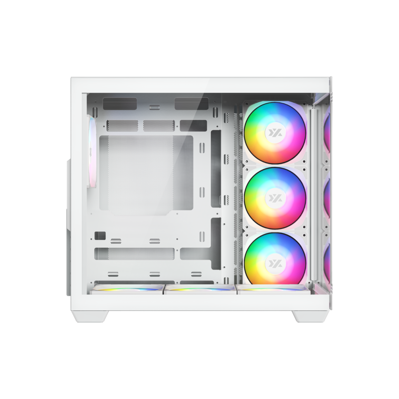 Gabinete Xyz Tesseract X C/ 7  Coolers PULSAR A-RGB+PWM Argb Controler