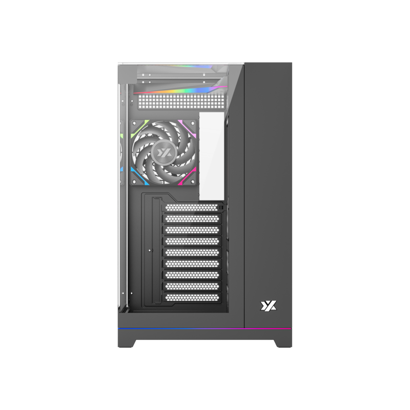 Gabinete Xyz Tesseract  C/4 Coolers Vortex A-RGB+PWM A-RGB Controller