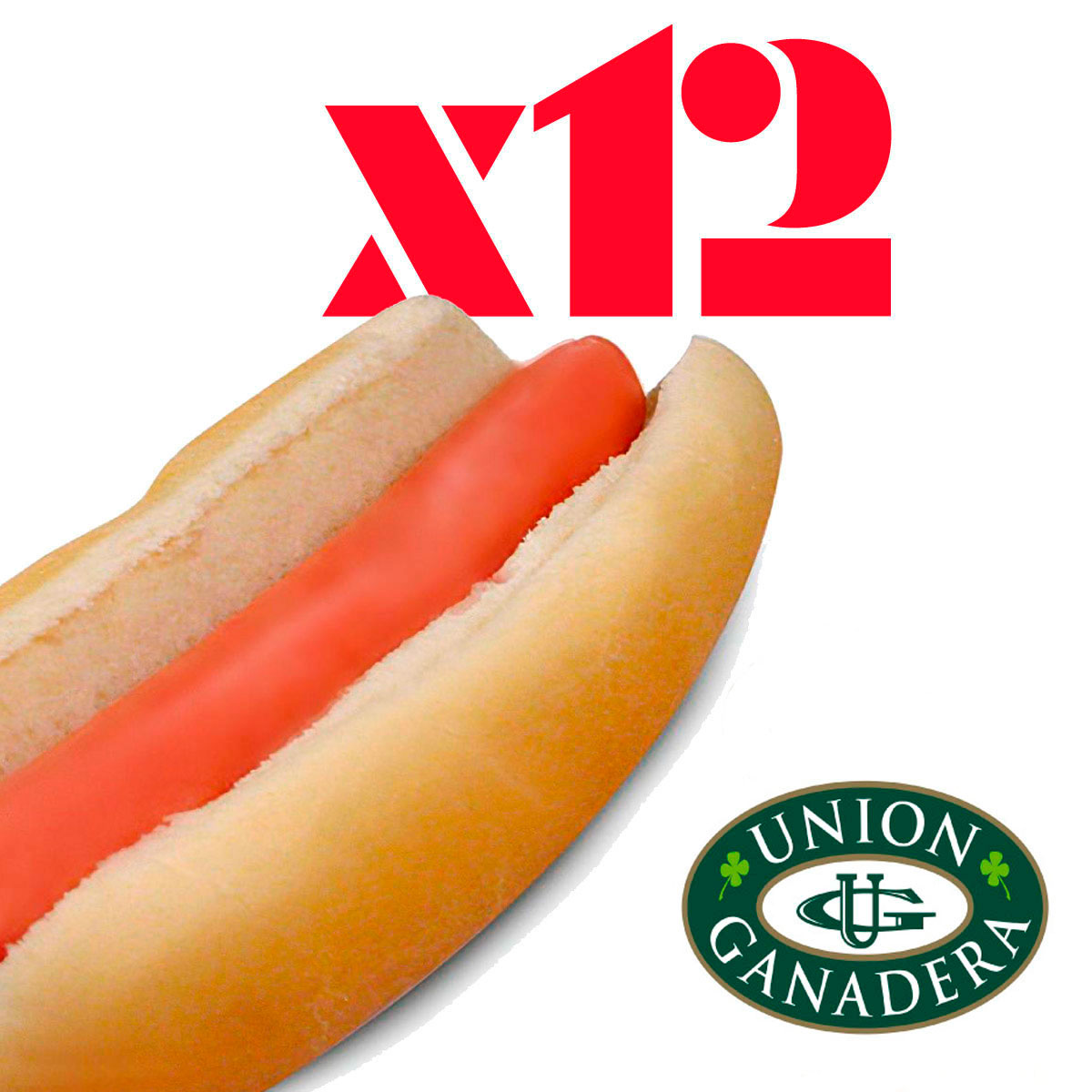 12 Superpanchos UNIÓN GANADERA con Pan