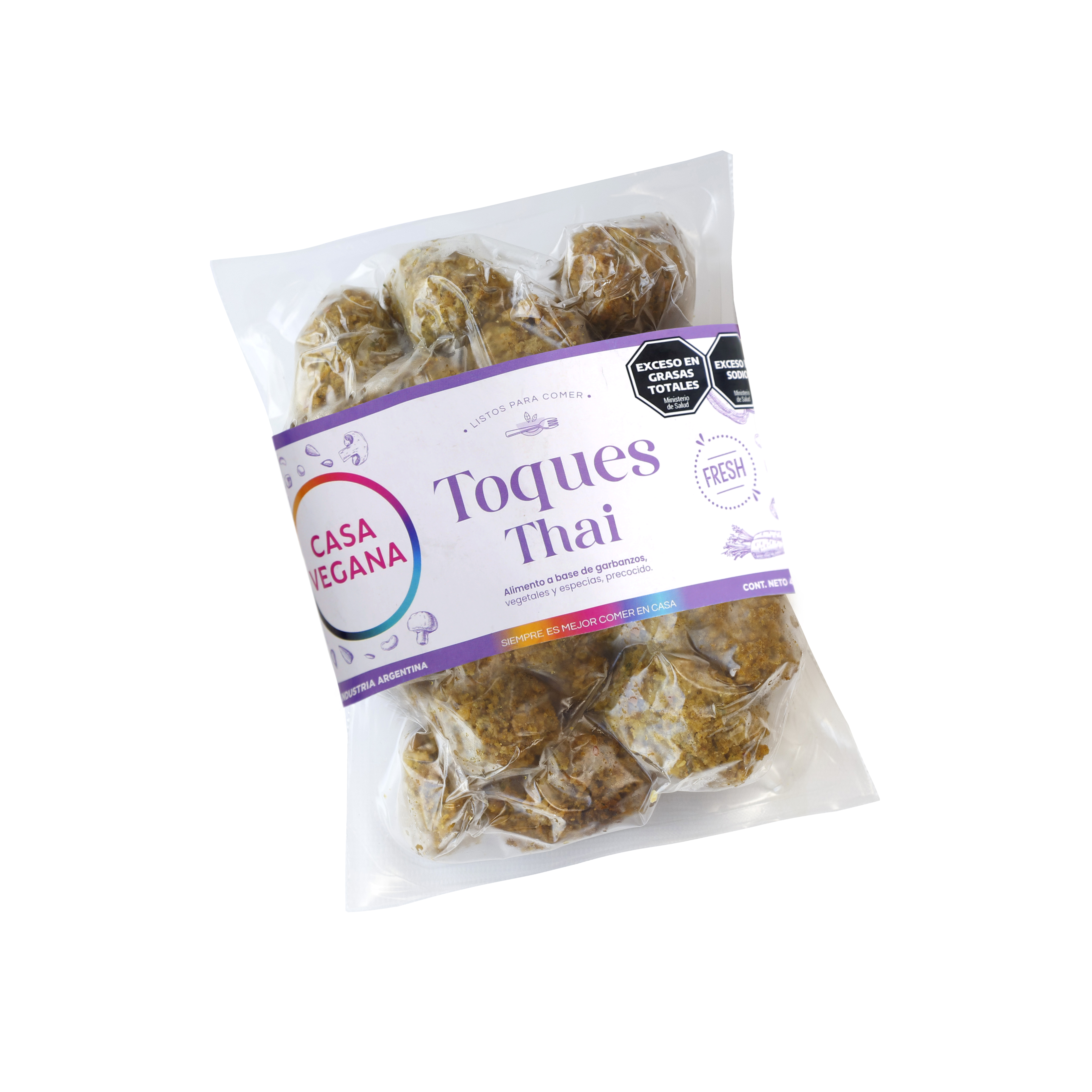 TOQUES THAI CASA VEGANA 420 gramos