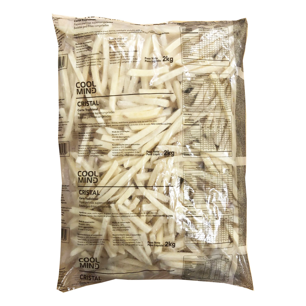 Papas Bastón Tradicional COOL MIND 2000g