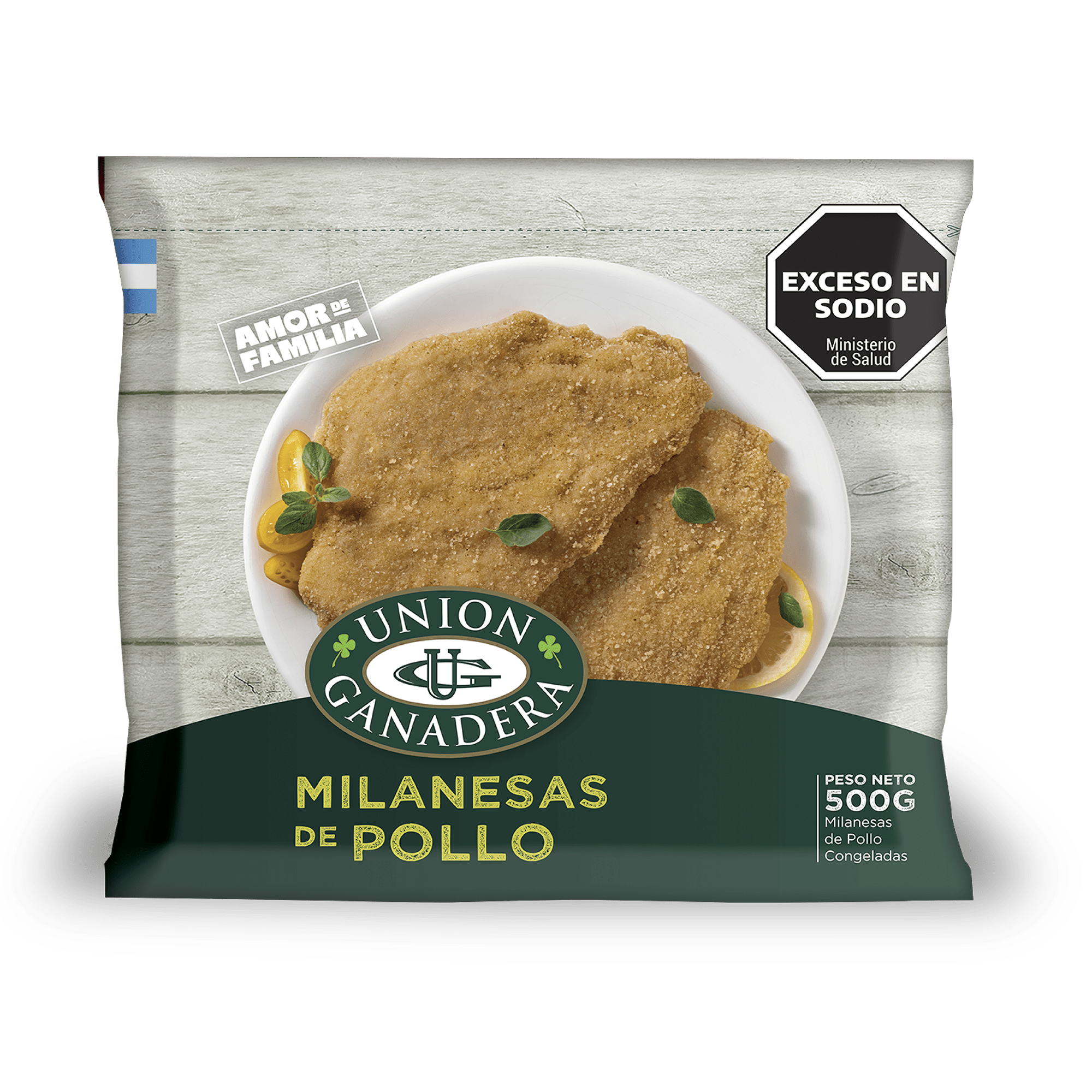 Milanesas de Pollo Unión Ganadera Cong 500grs