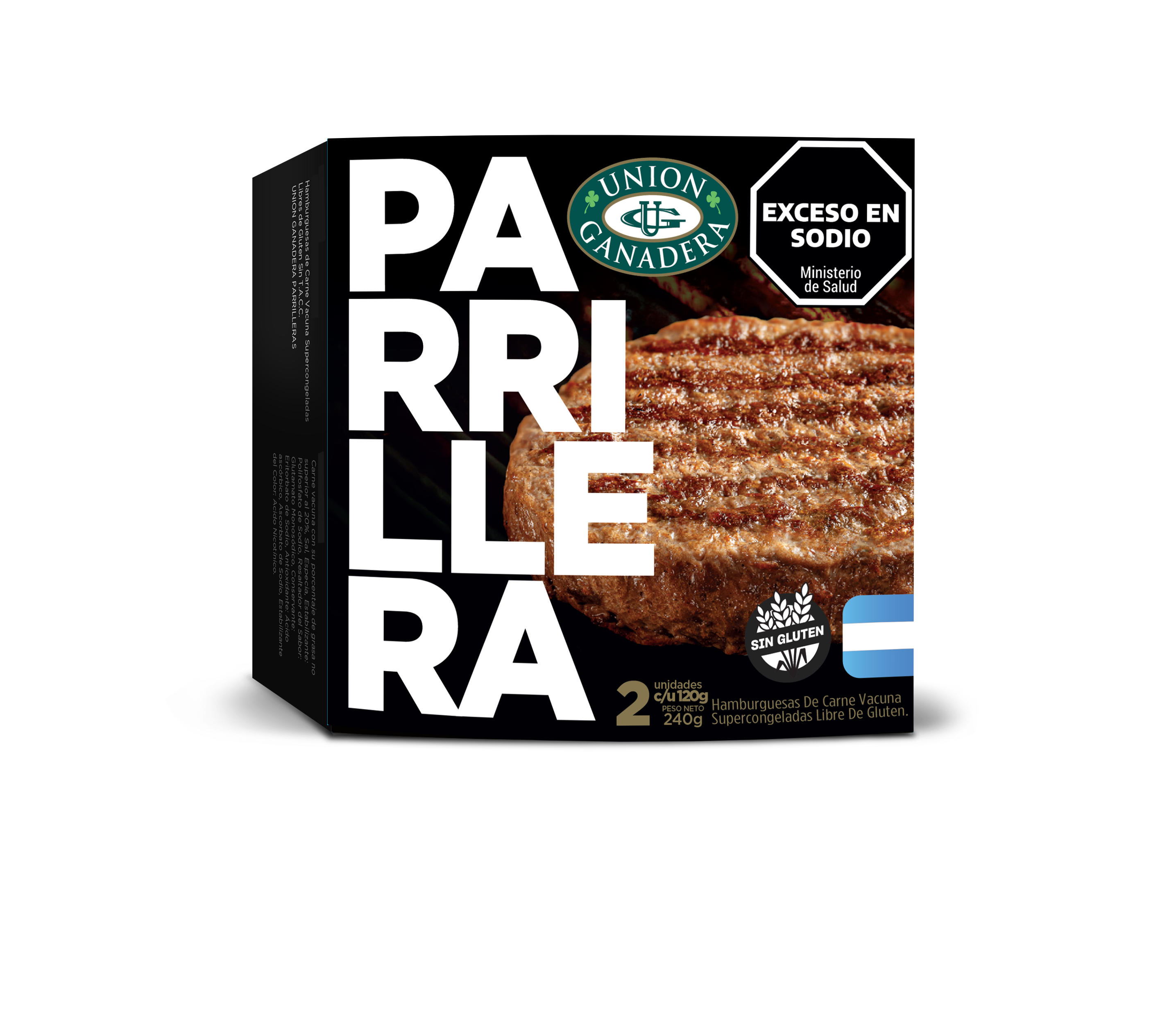2 Hamburguesas parrilleras Unión Ganadera 120grs