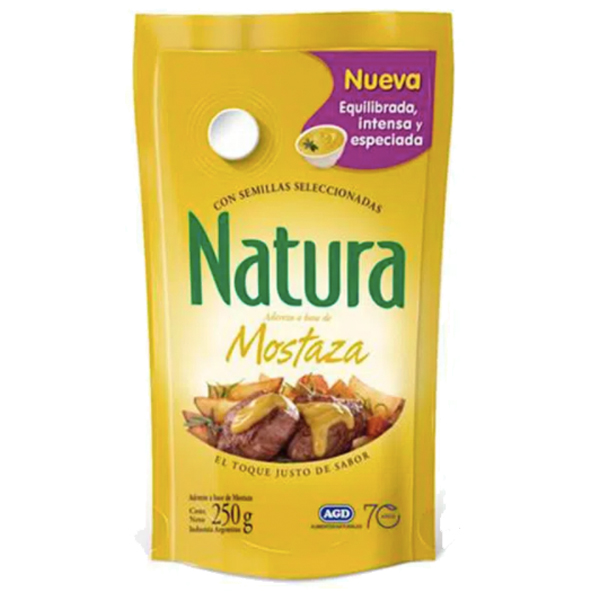 Mostaza NATURA 500 gramos