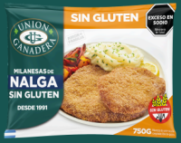 Milanesas de Nalga sin gluten UNION GANADERA 750 grs