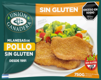 Milanesas de Pollo sin gluten UNION GANADERA 750 grs