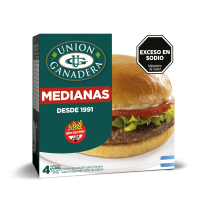 4 Hamburguesas medianas Unión Ganadera 69grs