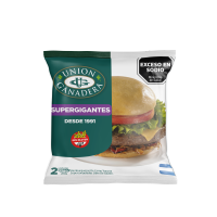 2 Hamburguesas super gigantes Unión Ganadera 140grs