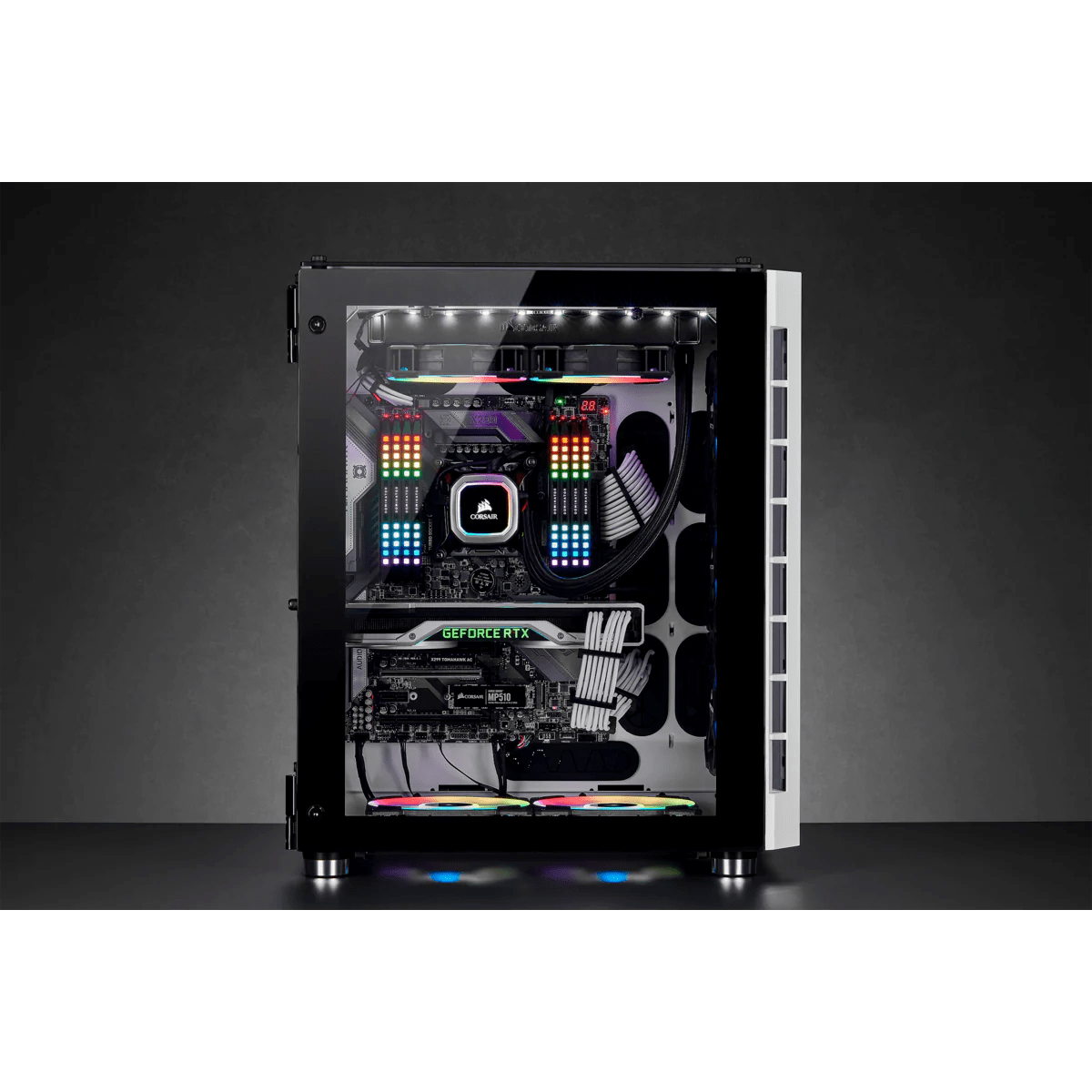 Gabinete Corsair Crystal 680X RGB ATX Tempered Glass Smart White (2736)