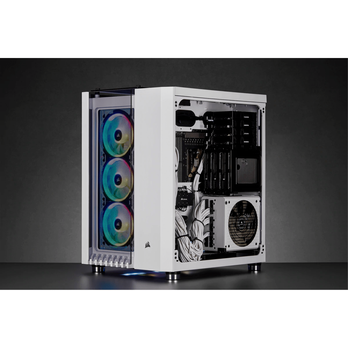 Gabinete Corsair Crystal 680X RGB ATX Tempered Glass Smart White (2736)
