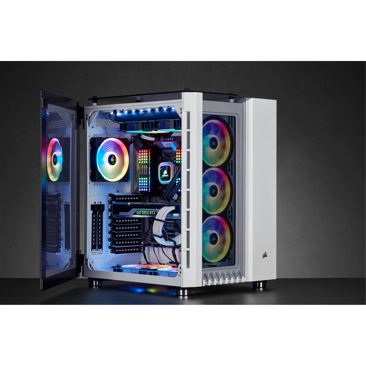 Gabinete Corsair Crystal 680X RGB ATX Tempered Glass Smart White (2736)