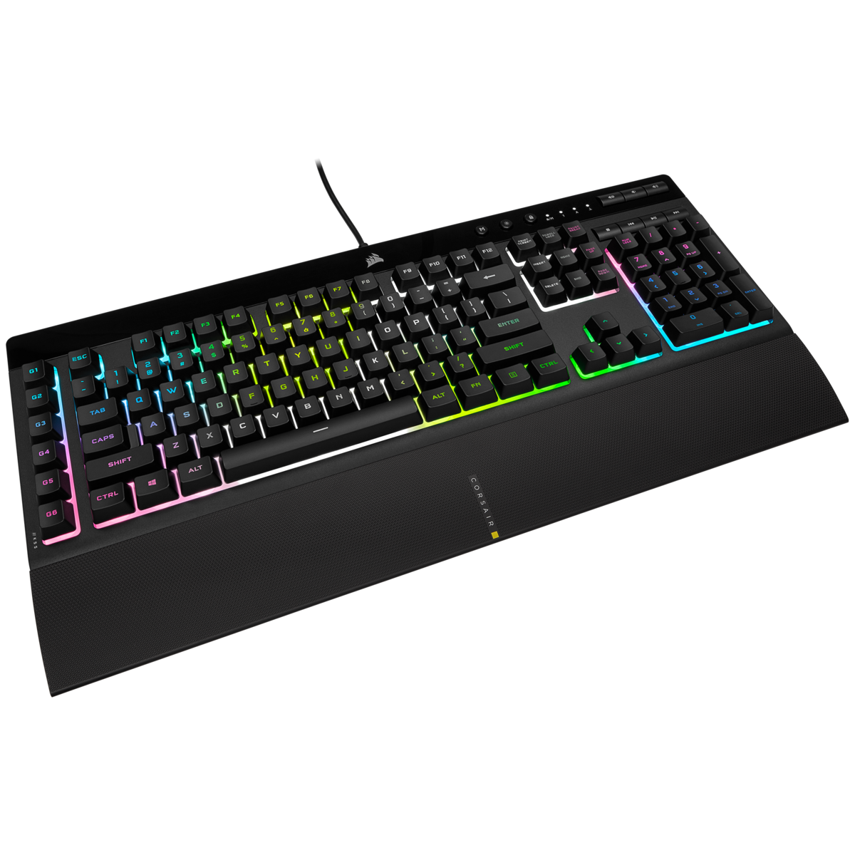 Teclado Corsair K55 RGB PRO XT iCue Macro Key (1637)