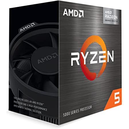 Procesador AMD Ryzen 5 5600G AM4, con video, incluye cooler.