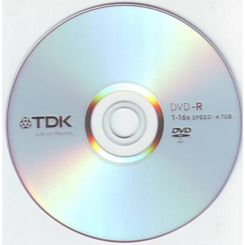 DVD-R TDK 4,7GB 120MIN
