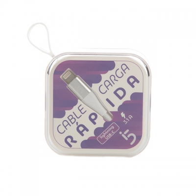 Cable Usb Iglufive Para Iphone 1mts Carga R?pida