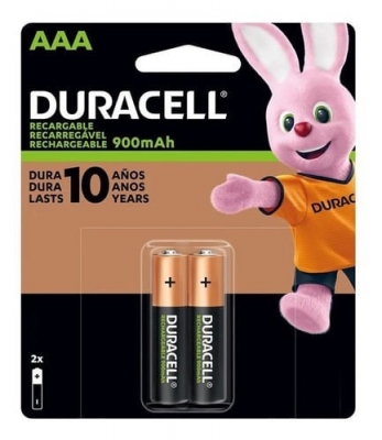 Pila Recargable Duracell AAA 900 mah