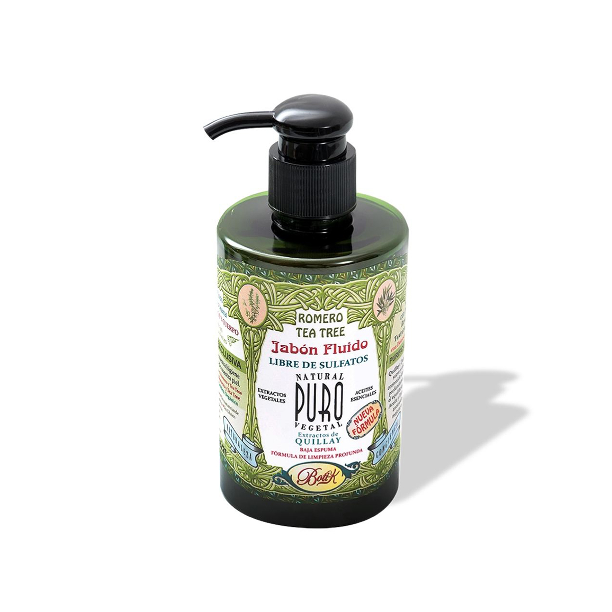 Jab�n Fluido Romero - Tea Tree 240 ml sin sulfatos Boti-k