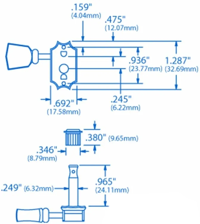 Clavijero Gotoh 2012n 3+3 Vintage Nuevo  Libertella