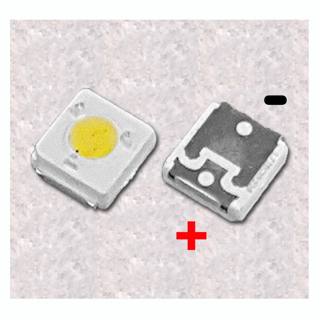 LED SMD 3535 3V 1W 3 Picos Samsung Backlight TV