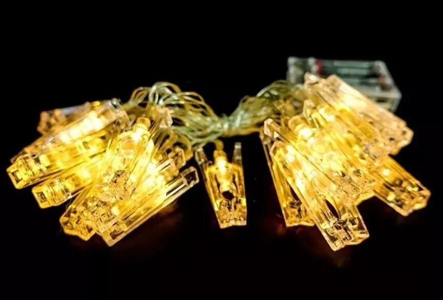 Guirnalda Led 20 Broches 3 Metros Luz RGB Fría Cálida A Pilas