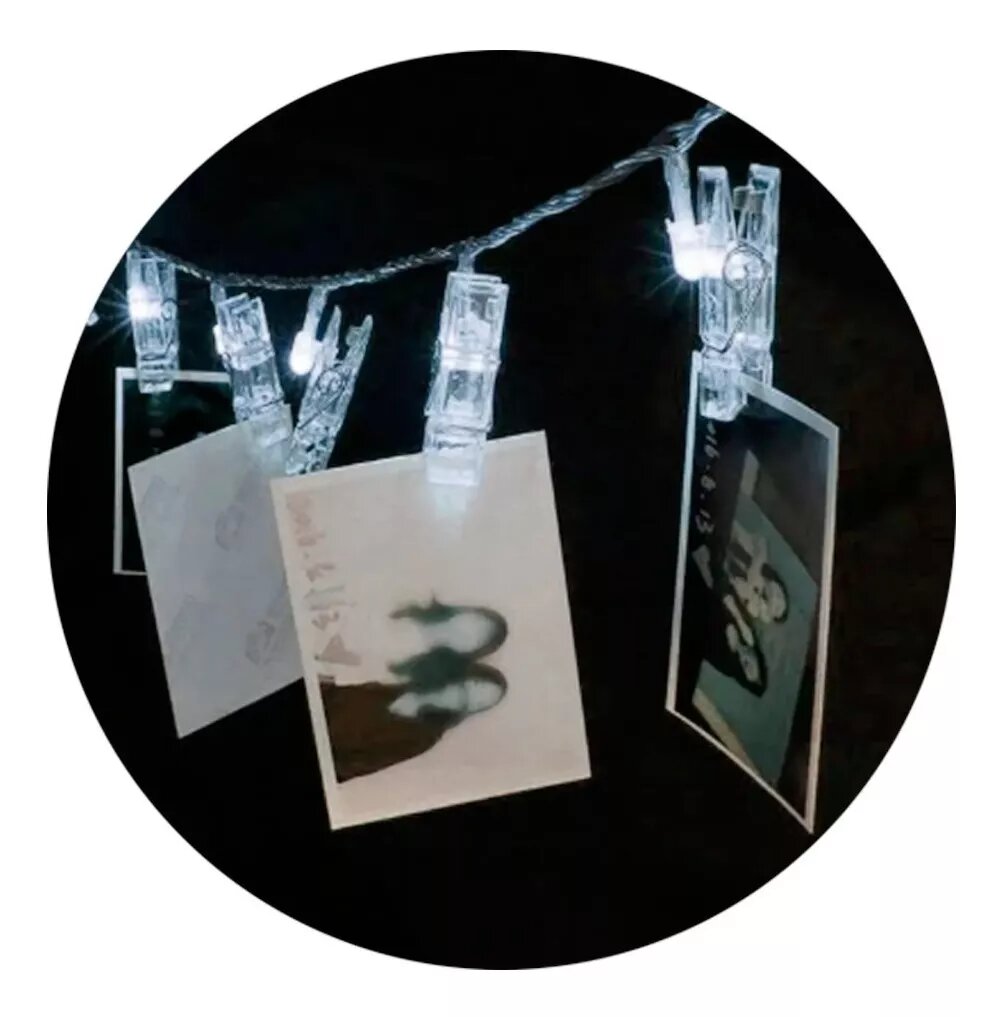 Guirnalda Led 20 Broches 3 Metros Luz RGB Fría Cálida A Pilas