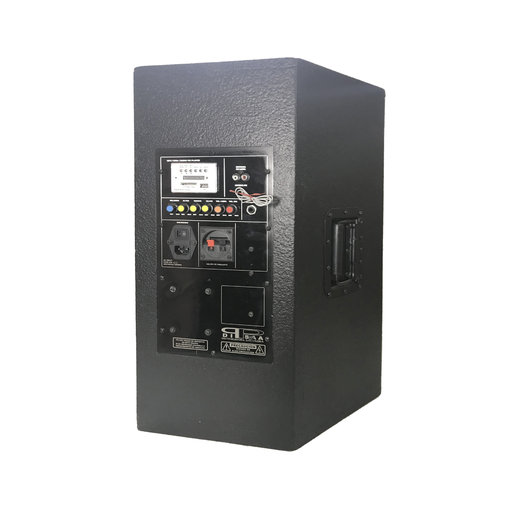 Par De Parlantes Potenciados 12 Pulgadas USB, SD 250W