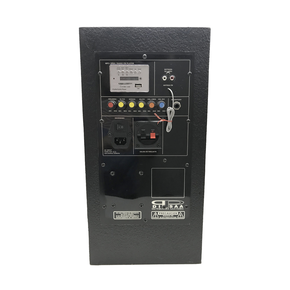 Par De Parlantes Potenciados 10 Pulgadas USB, SD 150W