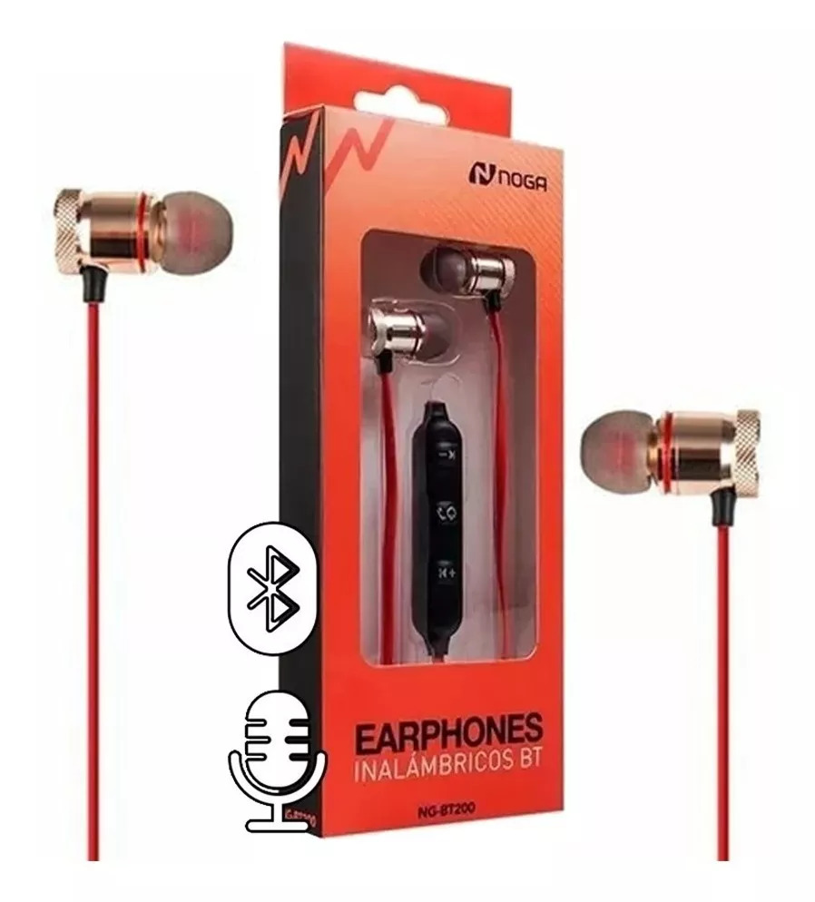 Auricular Inalámbrico In Ear Bluetooth Noga Ng-bt200