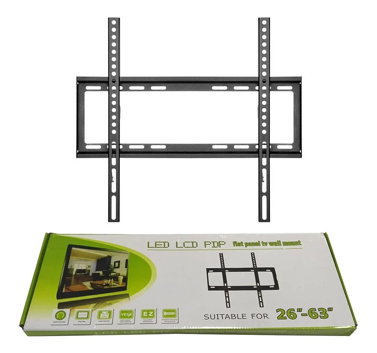 Soporte TV LED LCD Fijo Extra Chato 26 32 40 42 46 52 55 63