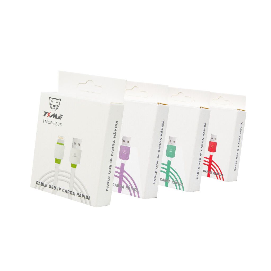 Cable Cargador Lightning Para iPhone 1 Metro Colores