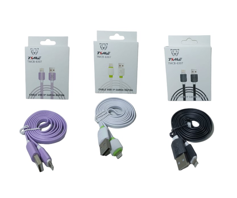 Cable Cargador Lightning Para iPhone 1 Metro Colores