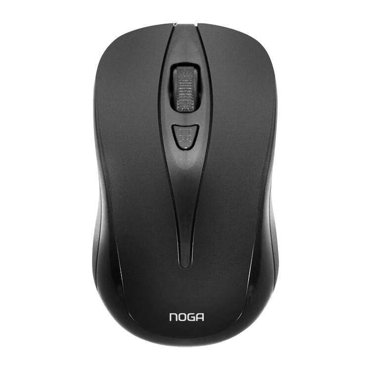 Kit Teclado y Mouse Inalámbrico Noga S5500 Español Color Negro