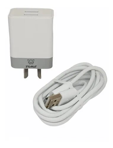 Cargador Time 2 Puertos USB + Cable Micro USB 3.1A TMCC817